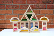 Load image into Gallery viewer, Wooden Sensory Blocks (Water, Beads, Sand) - Montessori, STEM, Therapy Toys
