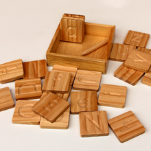 Load image into Gallery viewer, Wooden Letter Tracing Set (Upper-case and lower-case)
